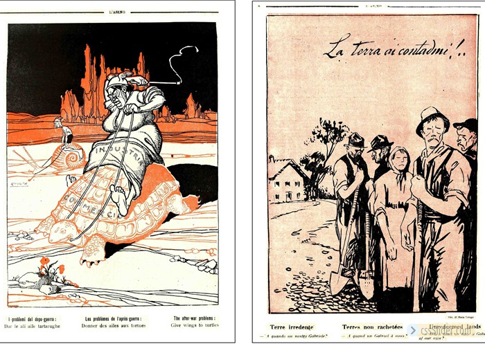 26 gen. 1919, I problemi del dopoguerra. 28 sett. 1919, Terre irredente.